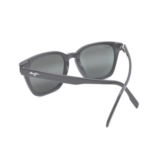 Maui Jim Shave Ice Mj 533-02 Gloss Black / Neutral Grey Lens